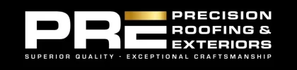 Precision roof logo